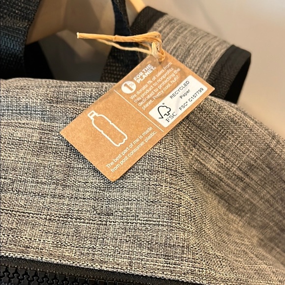 Gray and Black Men's Backpack - Picture 2 of 4